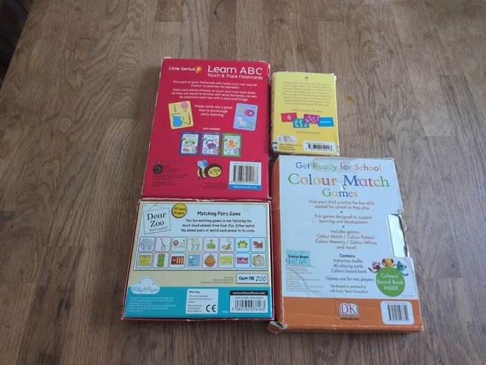 Pre School Educational Cards
