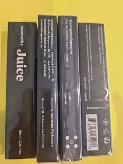 Commodity Juice Expressive 10ml RRP 35e in Ireland.  Plastic covered