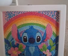 stitch picture in frame