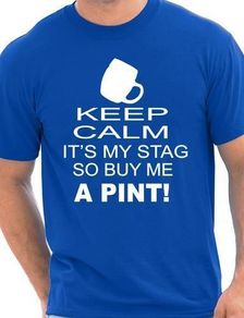 Keep Calm It's My Stag Funny Stag Night Wedding Mens T-Shirt Size S-XXL