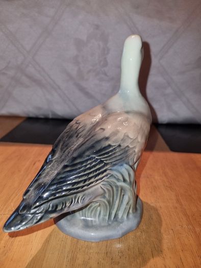 Large Spanish Porcelain Duck Figurine