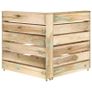 9 Piece Garden Lounge Set Green Impregnated Pinewood Image 2
