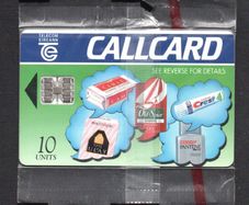 1994 Ireland 10 unit Proctor and Gamble "Gift of the Gab" (Schlumberger SC7) Call Card Mint in Packaging. Telecom Eireann Card Number 1066