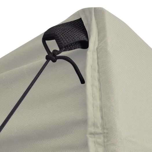 Folding Gazebo with 4 Sidewalls Cream