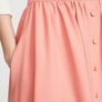 CHINTI & PARKER Gathered dust pink skirt with pockets Image 2