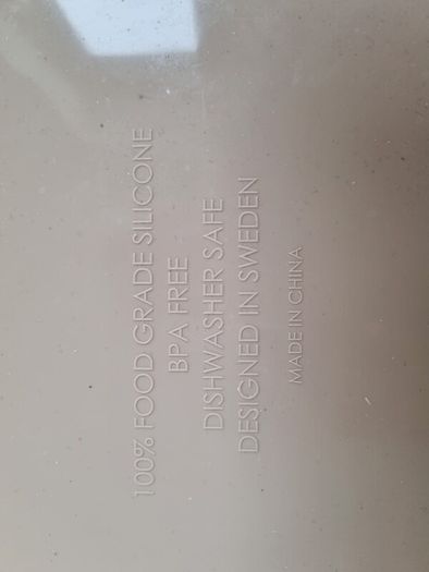 Mushie silicone baby placemet