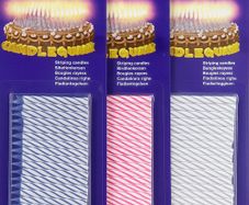 Birthday candles in sets of 25. 1900 packs resale opportunity.
