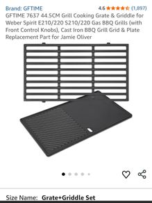 New Grate & Griddle (Weber Spirit compatible) Bbq