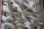 Genuine Pandora charms/clips 10e each all in good condition