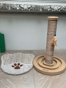 Scratching post & scratching pad