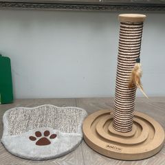Scratching post & scratching pad