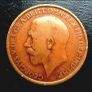 British ONE 1 penny 1912 Coin George V Image 2