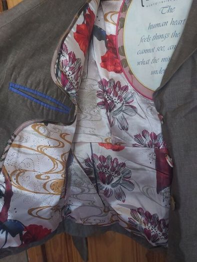 St Martins linen cotton blend jacket (free post)
