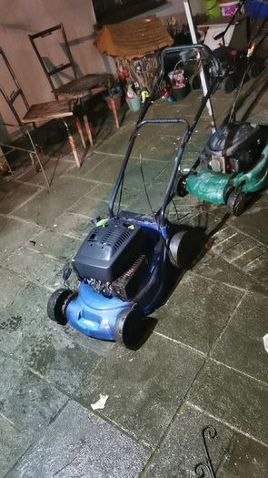 petrol lawnmower