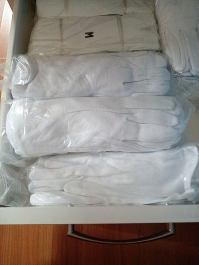White gloves