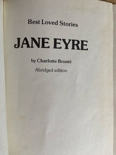Abridged version of Jane Eyre