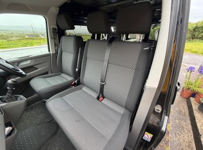VW Transporter T6.1 Bench Seat with storage