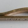 Vintage Aesthetic Tie Clip Gold English 9CT Front & Back Hallmarked Signed - 6,9g Image 6