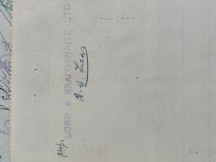 23X 1934 Bank of Ireland Belfast Cheques