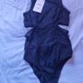 BNWT Zara Black lace bodysuit with cut out sides. size UK8 EU36 Postage included Image 2