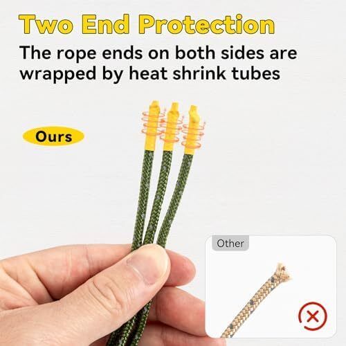 Reflective Tent Guy Ropes - 4M Camping Guide Ropes,4mm Tent Guide Lines Cord with Aluminum Tensioners Adjuster for Outdoor Camping Hiking Caravan Awning Tents (Black, 4mm)