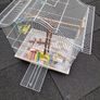 Bird cage and accessories. Image 2