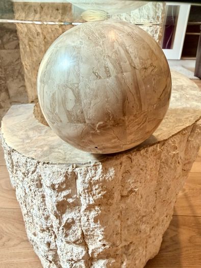 2 x Stone coffee tables
