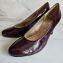 Gabor ladies medium heel court bordeaux leather shoes size UK6 EU 39 new Image 7