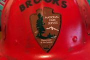 Vintage tin hard hat