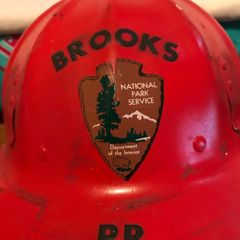 Vintage tin hard hat