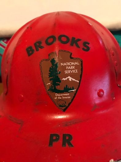 Vintage tin hard hat