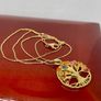 Sapphire Pendant with Chain (Size 20) in Yellow Gold Plated Sterling Silver 2.78 Ct. Image 6
