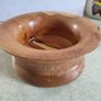 Beautiful  handmade wood turning. wood bowl has natural knot inside the bowl excellent condition Image 6