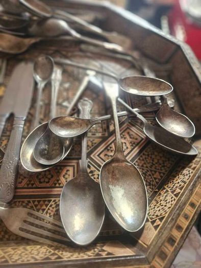 Large Bundle of Vintage Epns and Silver Plated Cutlery