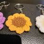 Crochet Flower Key Rings 5 Euro Each Image 2