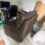 Brown Leather Recliner Image 2