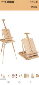 Kuyal Wooden Easel & Painting Storage