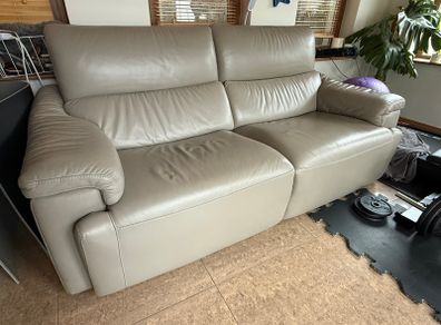 DFS 3 seat POWER RECLINER SOFA/ couch w/Eaziglide technology