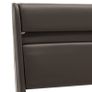 Bed Frame with LED Grey Faux Leather 150x200 cm Image 6