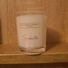 White Company Seychelles scented candle 75g