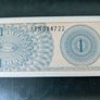 1964 Indonesia 1 Satu Sen Banknote UNC Image 3