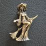 3 brass witches Solid brass. Image 3