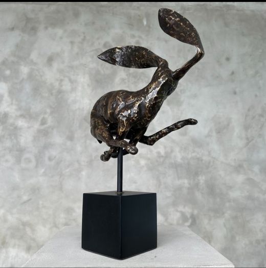 Running Hare - Speckled Bronze