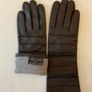Genuine Leather Gloves Brown/Black Image 3