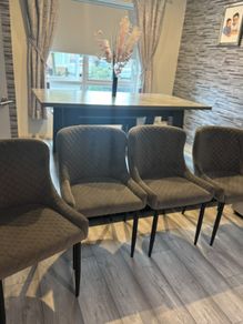 Dining table and chairs