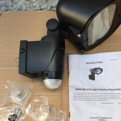 Flood light & Two nice stainless steel outdoor wall lights