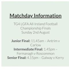 LGFA All Ireland Finals Tickets x3