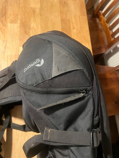 Large lowepro camera bag with quick side camera access
