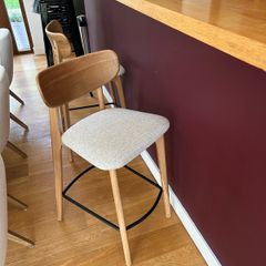 EZ Living Oak Bar Stools - Brand New (3 chairs)