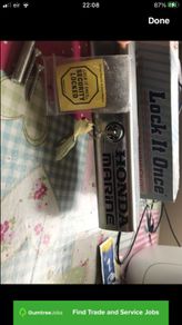 Honda Stainless Steel Outboard Engine Lock